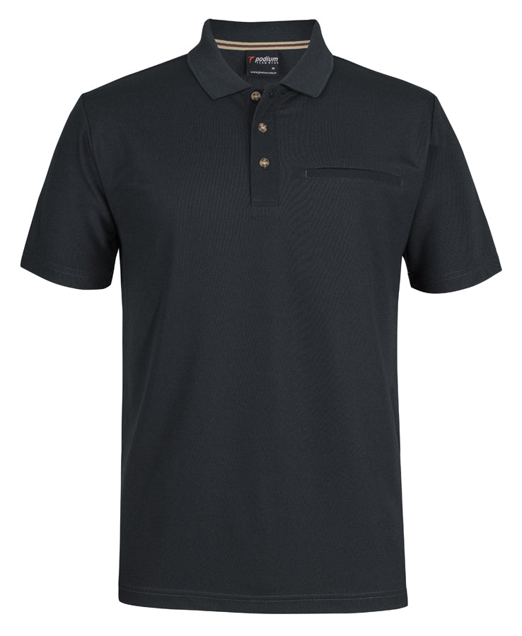 Podium S/S Recycled Polyester Polo (Mens)
