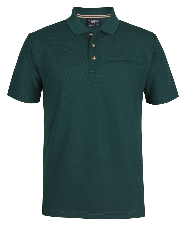 Podium S/S Recycled Polyester Polo (Mens)