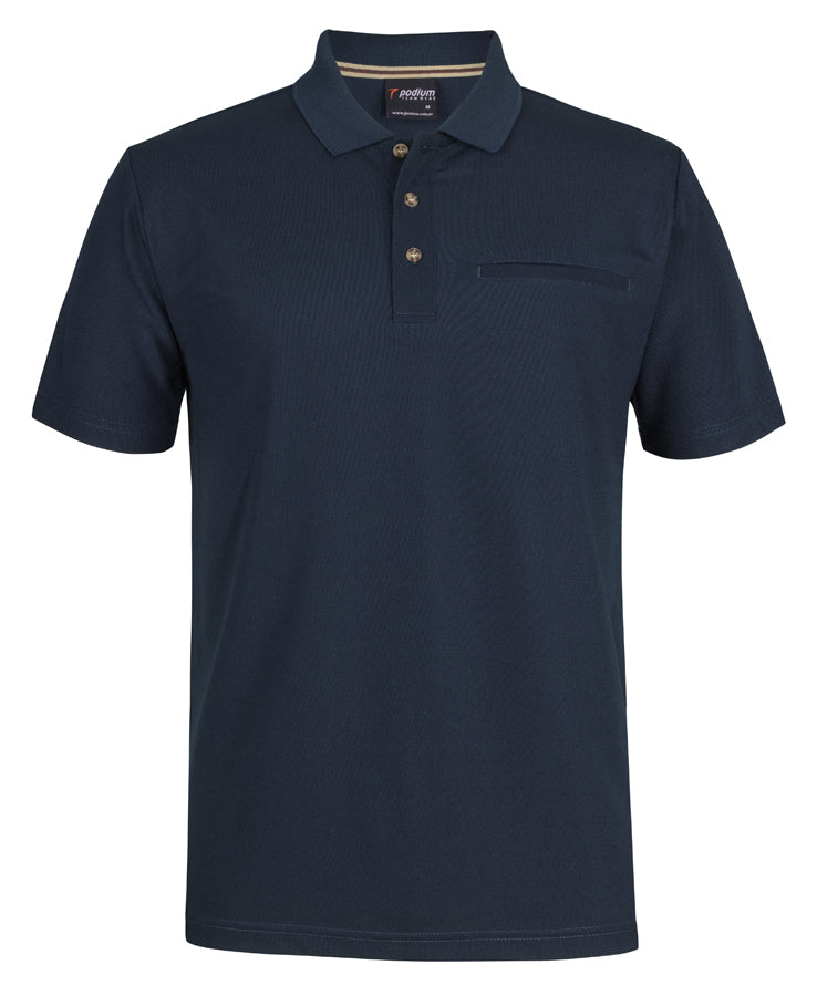 Podium S/S Recycled Polyester Polo (Mens)