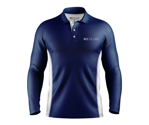 Sublimation Set In Long Sleeve Polo