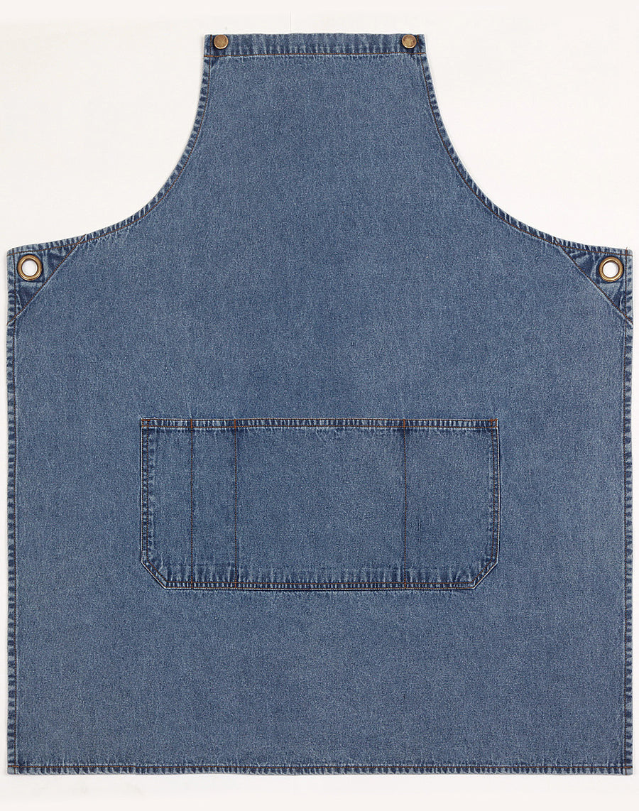East Village Denim Bib Apron