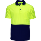 Budget Hi-Vis Polo With Full Colour Transfer Printing