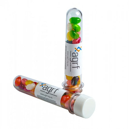 branded Test Tube with Chewy Fruits 40g