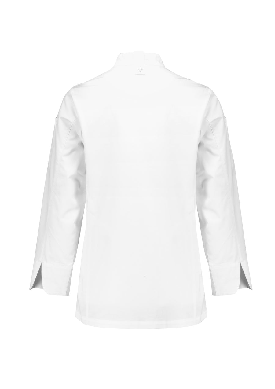 100% Cotton Gusto Long Sleeve Chef Jacket (Womens)