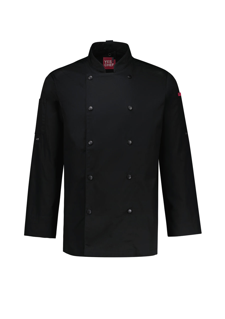 100% Cotton Gusto Long Sleeve Chef Jacket (Mens)