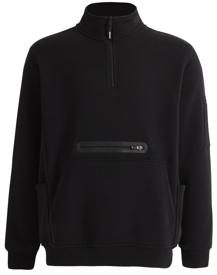 Unisex Premium Fleece Half Zip Work Sweat