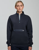 Unisex Premium Fleece Half Zip Work Sweat
