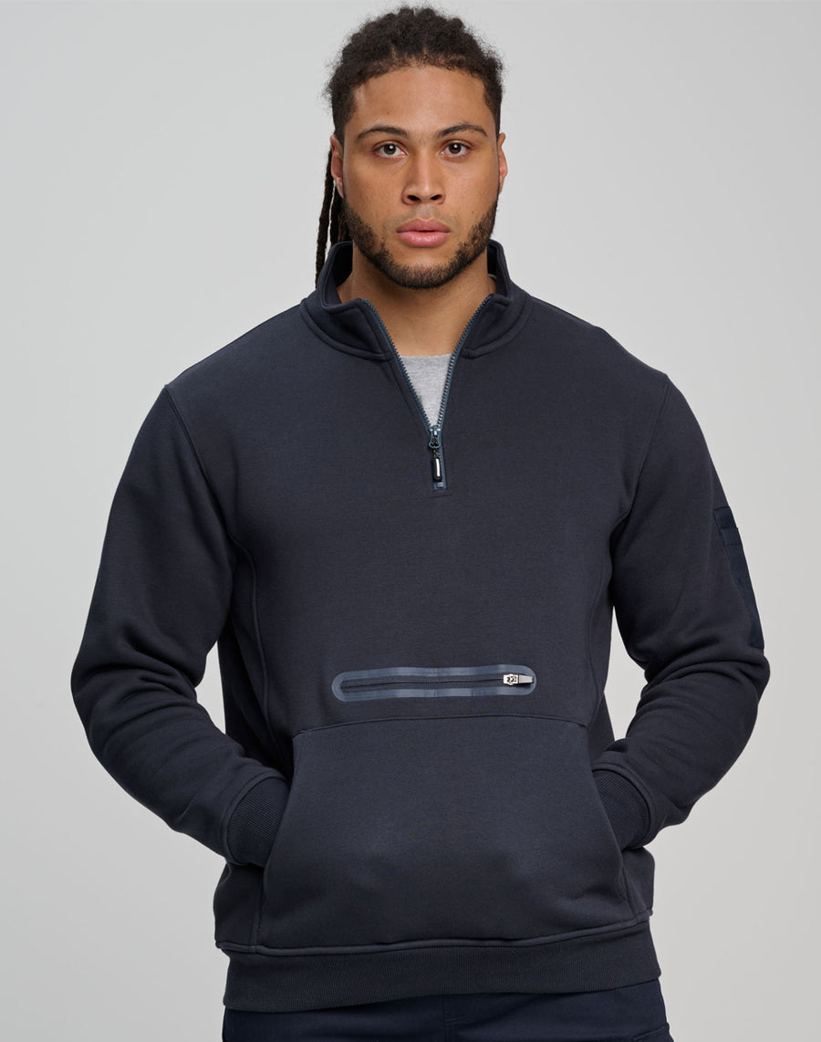Unisex Premium Fleece Half Zip Work Sweat