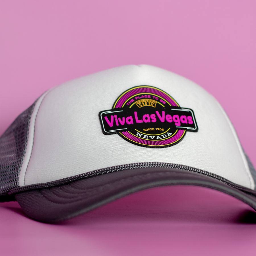 Trucker Cap With Full Colour Silicone Patch