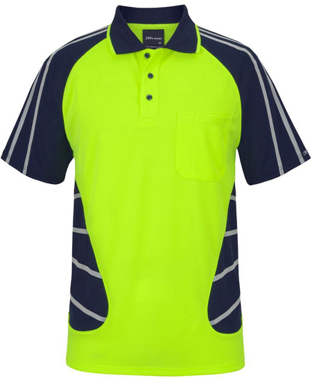 JB's Street Spider Polo with Reflective Transfer rint Stripes