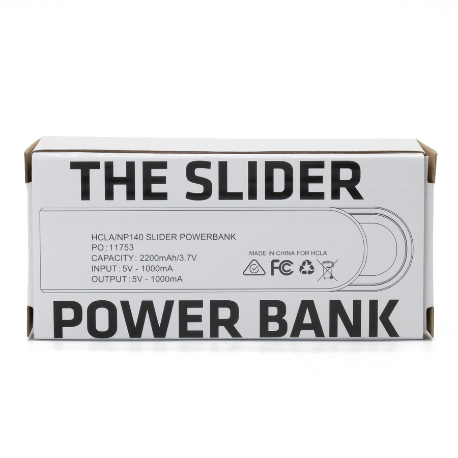 Slider Power Bank (2,200 mAh)
