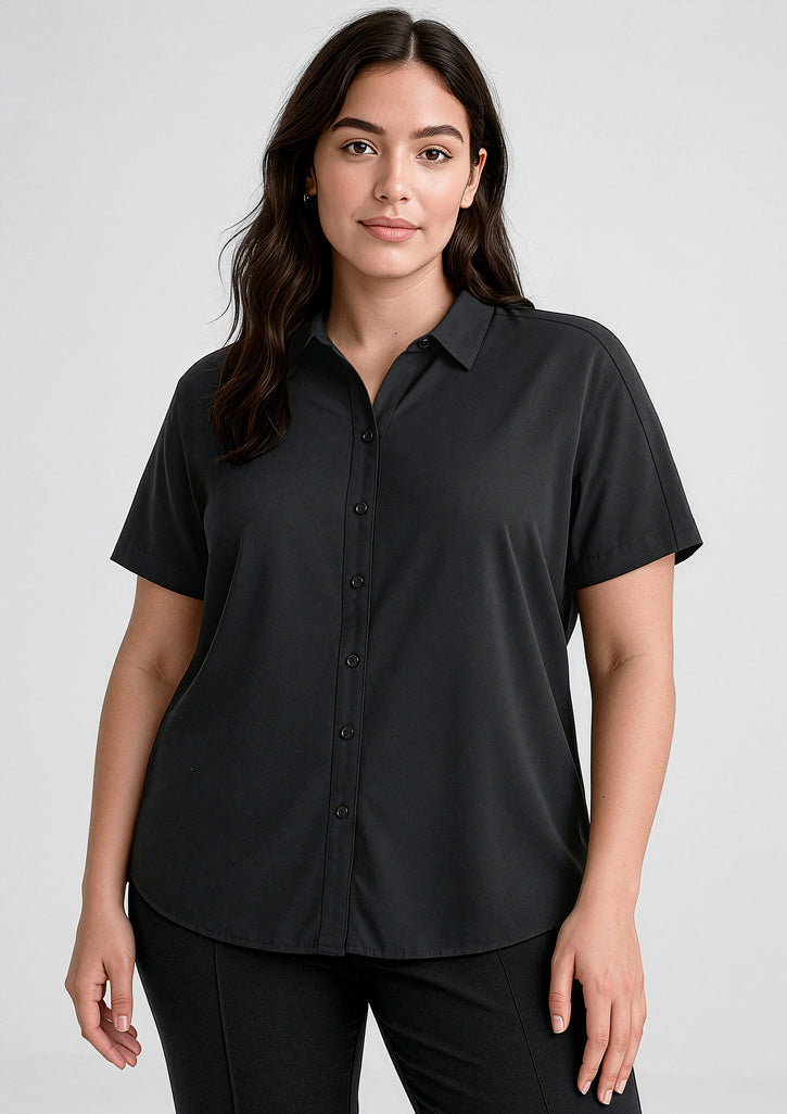 Dahlia Eco Short Sleeve Blouse (Womens)