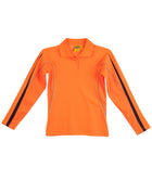 Hi Vis TrueDry Long Sleeve Polo with Reflective Piping (Ladies)