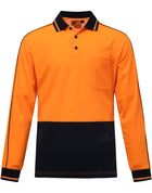 Hi-Vis Sustalnable Cool-Breeze Safety L/S Polo