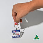 Square Acrylic Keychain