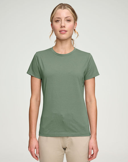 Premium Cotton Face S/S Tee (Womens)