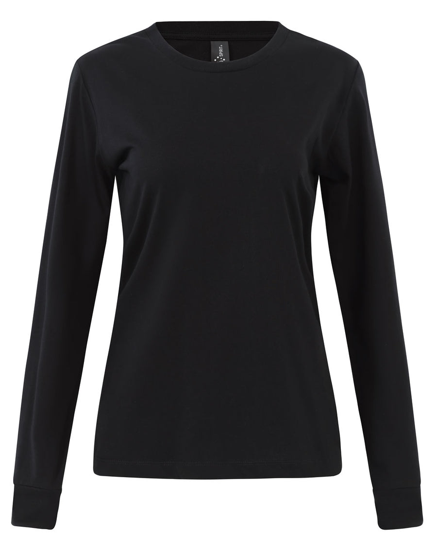 Premium Cotton Face L/S Tee (Womens)