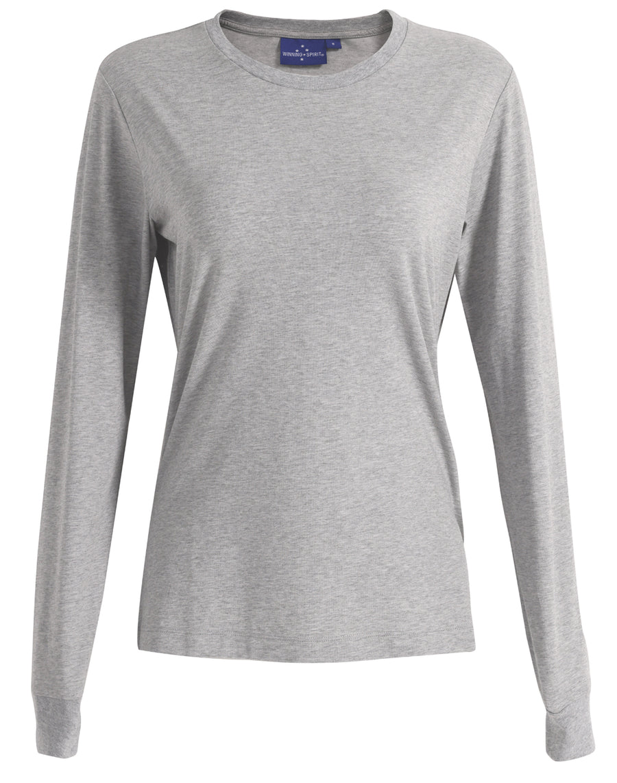 Premium Cotton Face L/S Tee (Womens)