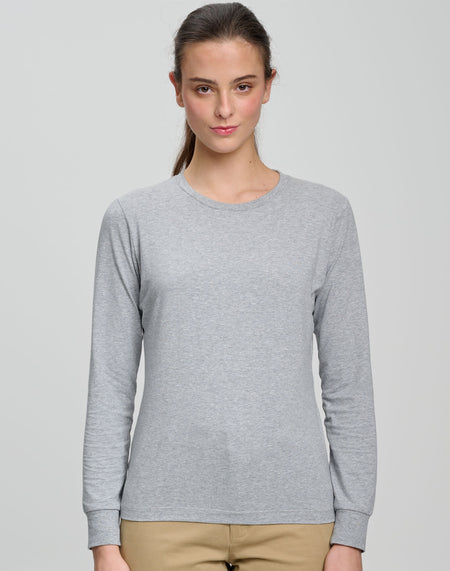Premium Cotton Face L/S Tee (Womens)