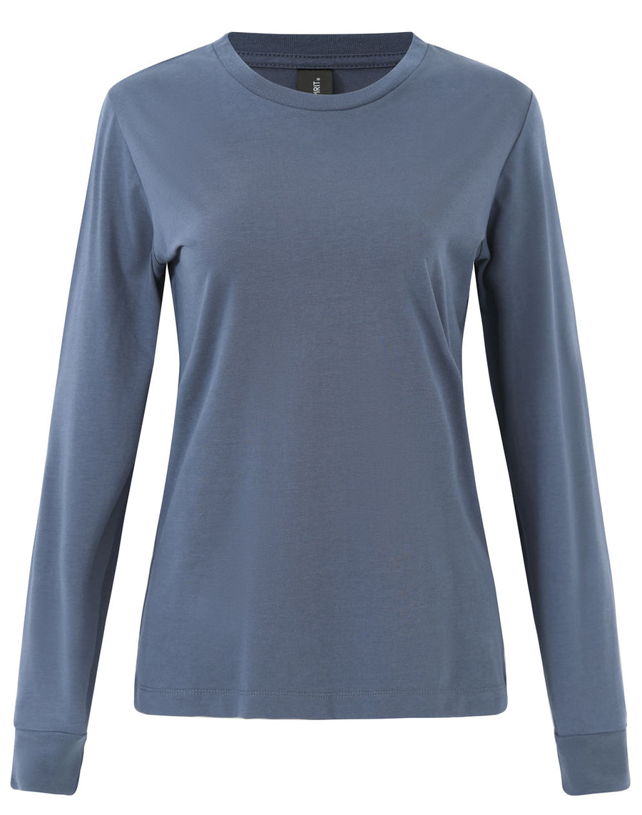 Premium Cotton Face L/S Tee (Womens)
