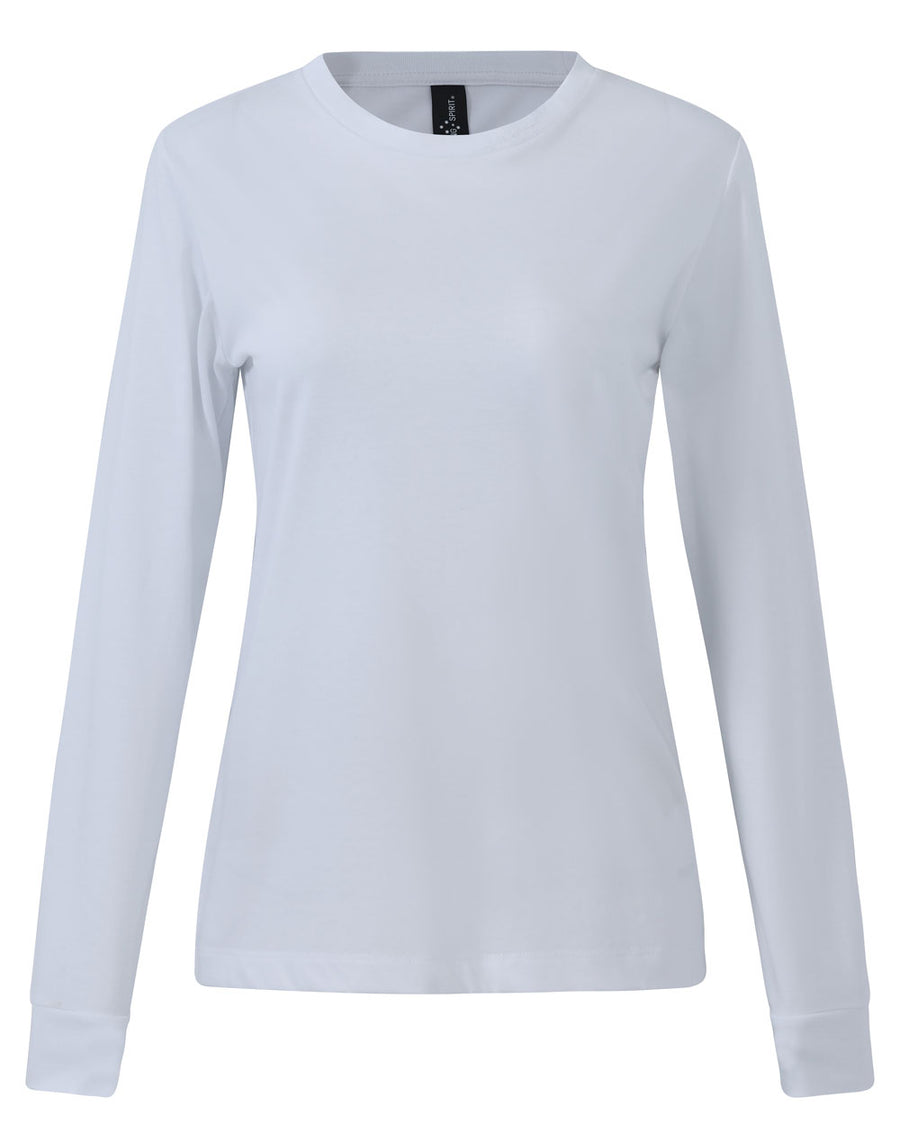 Premium Cotton Face L/S Tee (Womens)