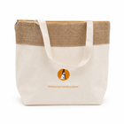 The Brooke Jute and Cotton Cooler Bag