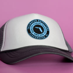 Trucker Cap With Full Colour Silicone Patch