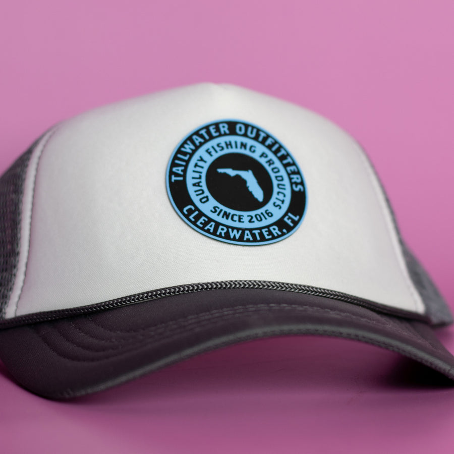 Trucker Cap With Full Colour Silicone Patch