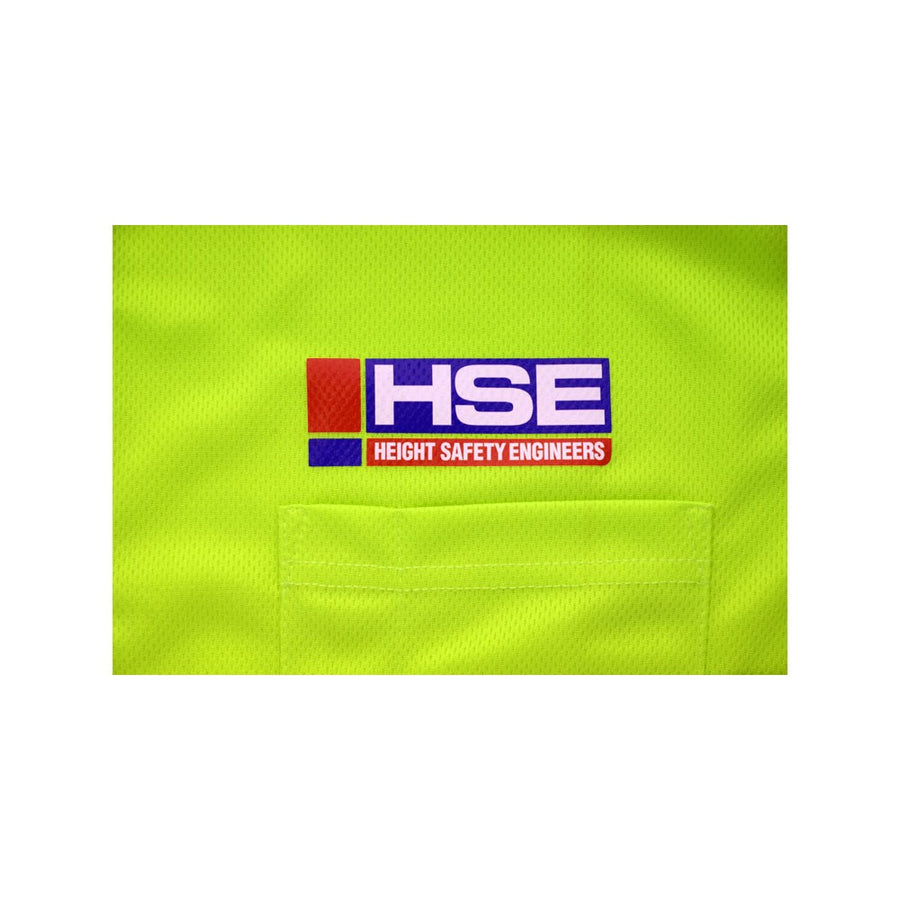 Budget Hi-Vis Polo With Full Colour Transfer Printing