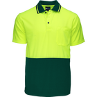 Budget Hi-Vis Polo With Full Colour Transfer Printing