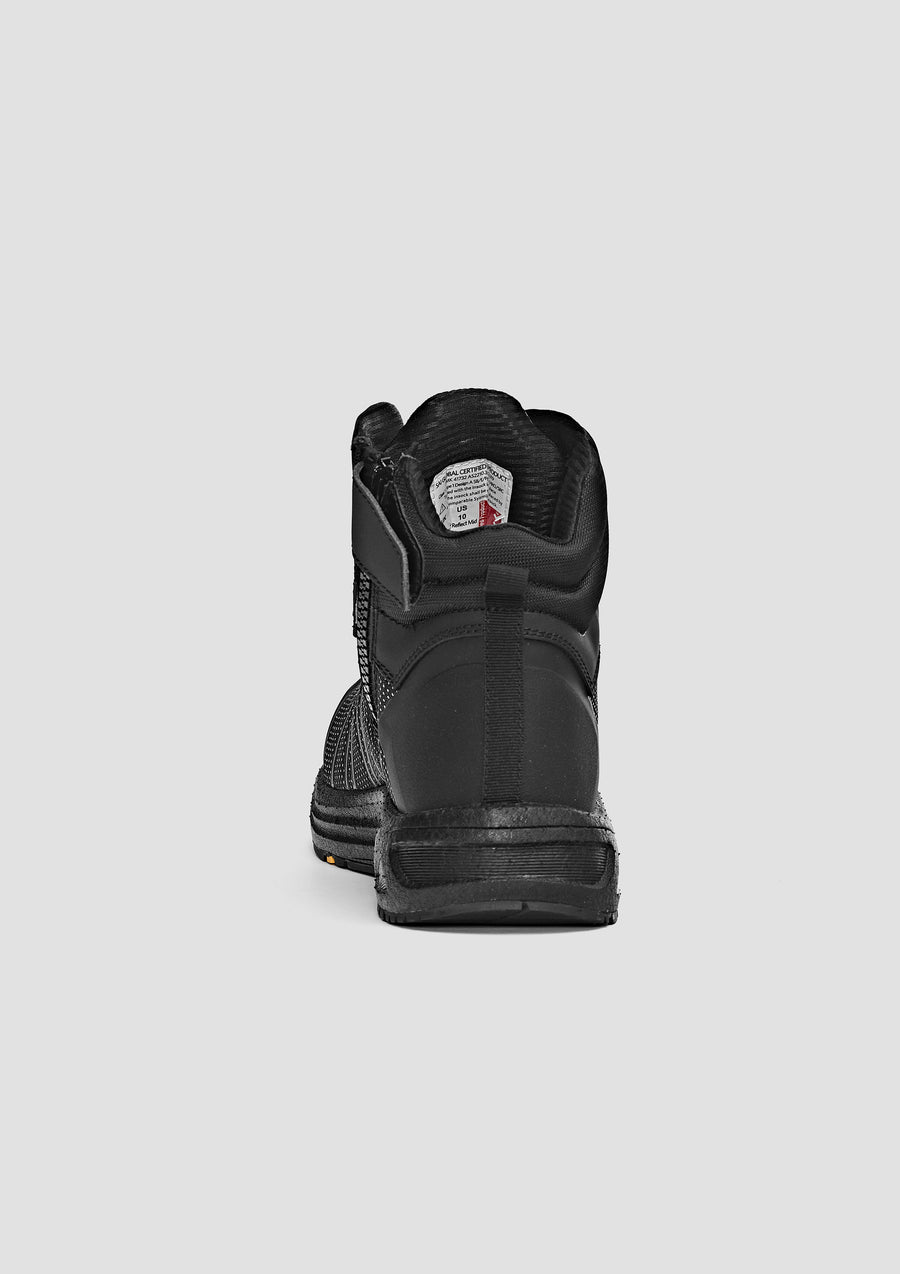 UltraLite Mid Zip Black Reflective