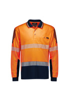 Hi Vis Flux Segmented Tape L/S Polo (Mens)