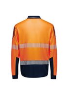 Hi Vis Flux Segmented Tape L/S Polo (Mens)