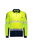 Hi Vis Flux Segmented Tape L/S Polo (Mens)