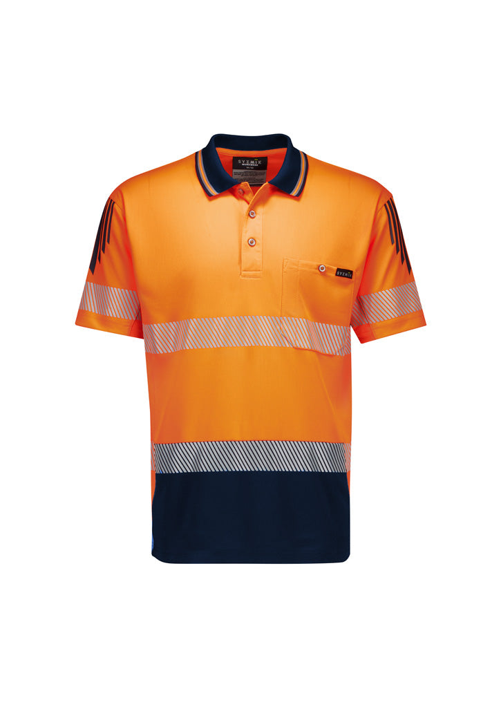 Hi Vis Flux Segmented Tape Polo (Mens)