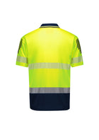 Hi Vis Flux Segmented Tape Polo (Mens)
