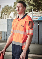 Hi Vis Flux Segmented Tape Polo (Mens)