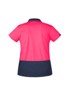 Womens Hi Vis Basic Short Sleeve Polo