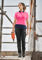 Womens Hi Vis Basic Short Sleeve Polo