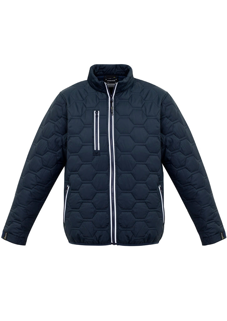 Unisex Hexagonal Puffer Jacket