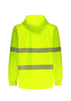 Unisex Super Light Segmented Tape Packable Rain Jacket