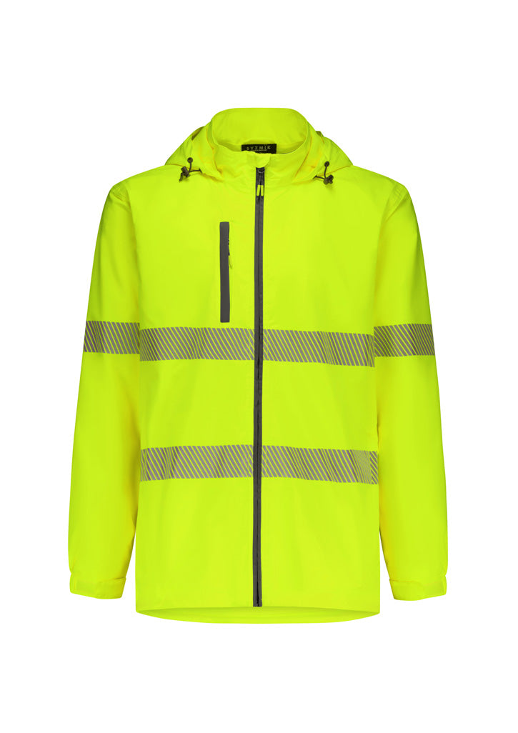 Unisex Super Light Segmented Tape Packable Rain Jacket