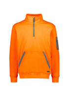 Unisex Streetworx Water Resistant 1/4 Zip Pullover (Hi-Vis & Navy,Black)