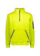 Unisex Streetworx Water Resistant 1/4 Zip Pullover (Hi-Vis & Navy,Black)