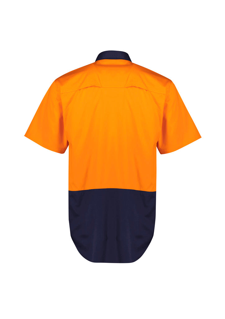 SYZMIK WORKWEAR Hi Vis Short Sleeve Shirt (Mens) ZW115