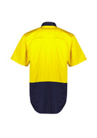 SYZMIK WORKWEAR Hi Vis Short Sleeve Shirt (Mens) ZW115