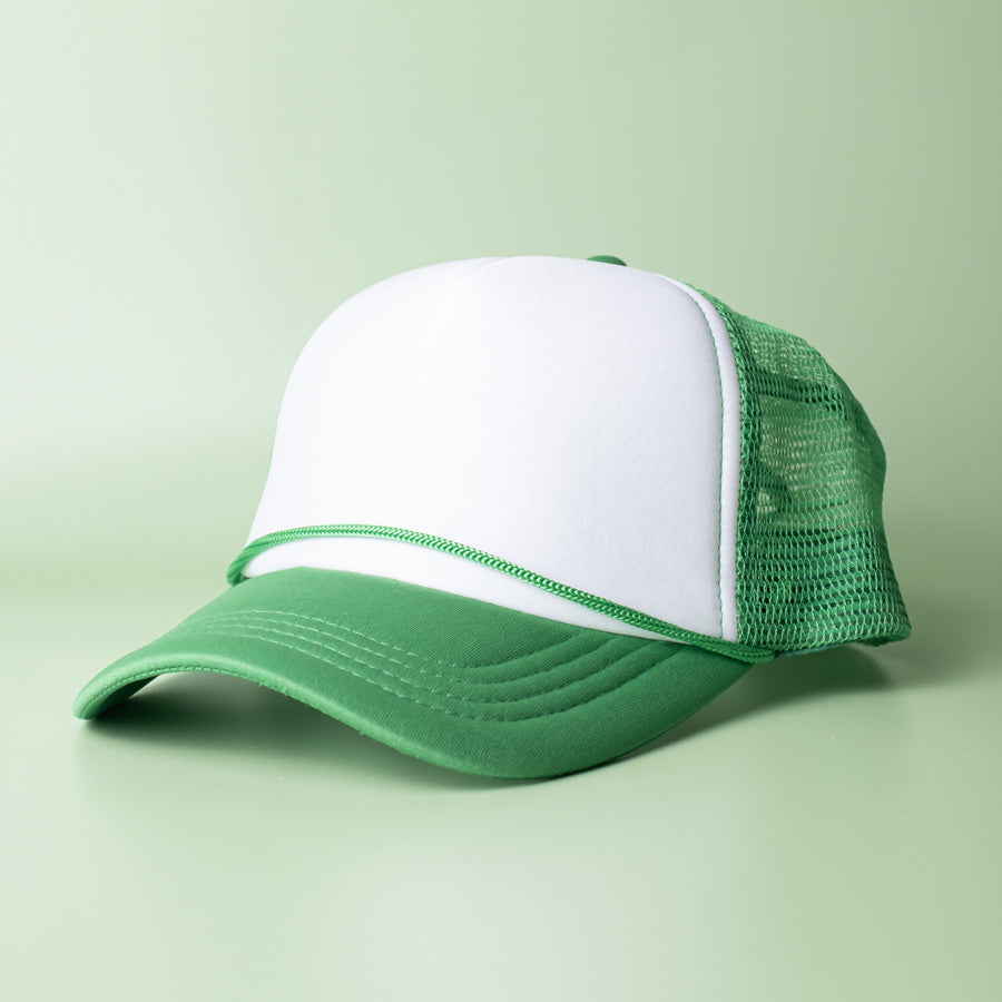Trucker Cap With Full Colour Silicone Patch