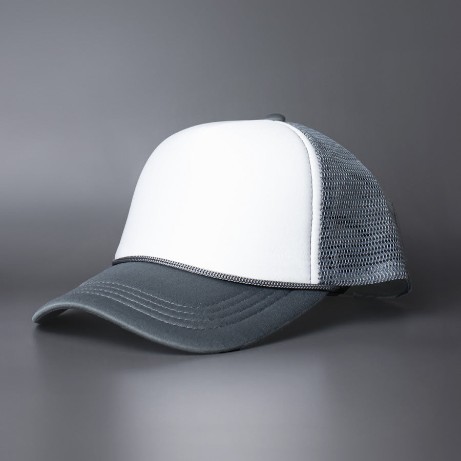 Trucker Cap With Full Colour Silicone Patch