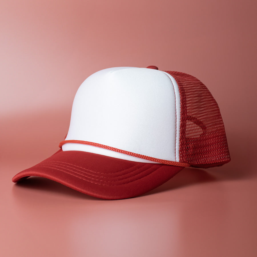 Trucker Cap With Full Colour Silicone Patch