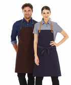 ACTIV EMBROIDERY DESIGNS. UNIFORMS. LUCA CANVAS BIB APRON.